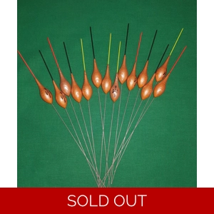 'MATCH RANGE' CLEARANCE x 14 Pole Floats (SRG031)